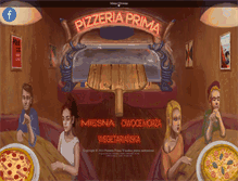Tablet Screenshot of pizzeriaprima.waw.pl